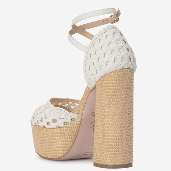 Jessica Simpson Aditi Woven Platform Ankle Strap Sandals - Picture 6 of 10